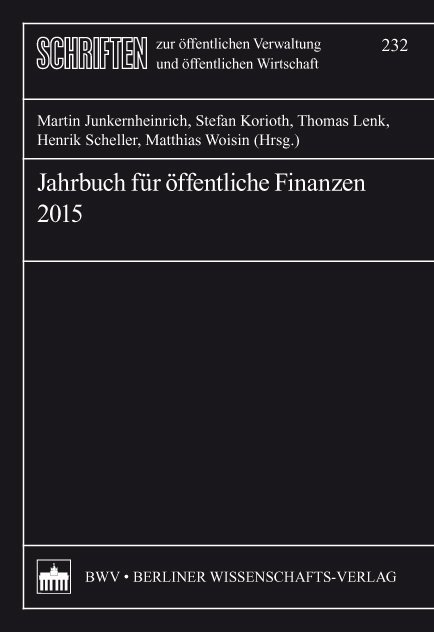 Jahrbuch für öffentliche Finanzen (2015) - 