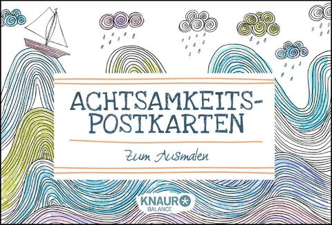 Achtsamkeits-Postkarten zum Ausmalen - Emma Farrarons