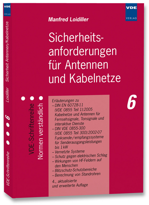 Sicherheitsanforderungen für Antennen und Kabelnetze - Manfred Loidiller