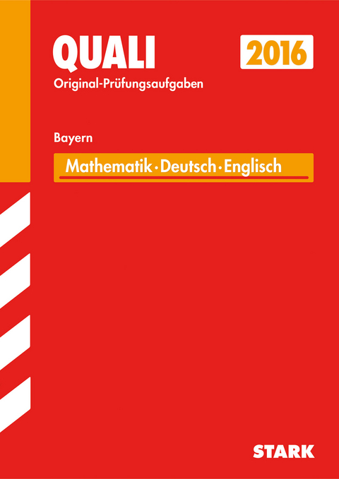 Abschlussprüfung Mittelschule Bayern - Mathematik, Deutsch, Englisch  A4
