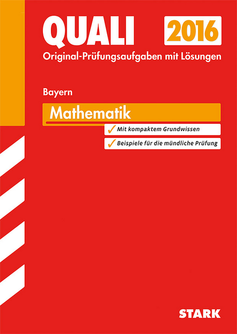 Quali Mittelschule Bayern - Mathematik - Walter Modschiedler