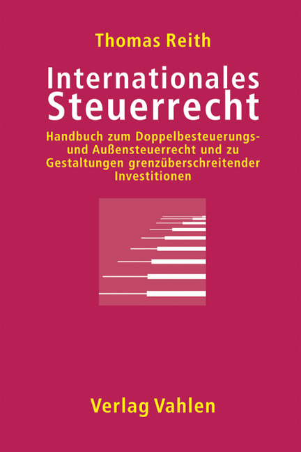 Internationales Steuerrecht - Thomas Reith