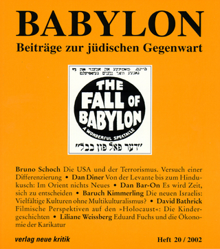 Babylon 20 - Micha Brumlik; Dan Diner; Lena Inowlocki; Gertrud Koch; Cilly Kugelmann; Martin Löw-Beer; Yfaat Weiss
