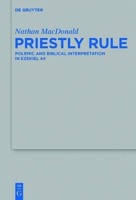 Priestly Rule - Nathan MacDonald