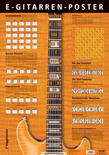 E-Gitarren-Poster - 