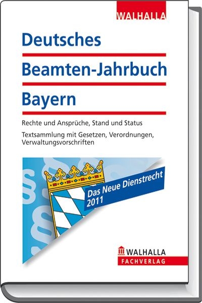 Deutsches Beamten-Jahrbuch Bayern Taschenausgabe - Walhalla Walhalla Taschenausgabe