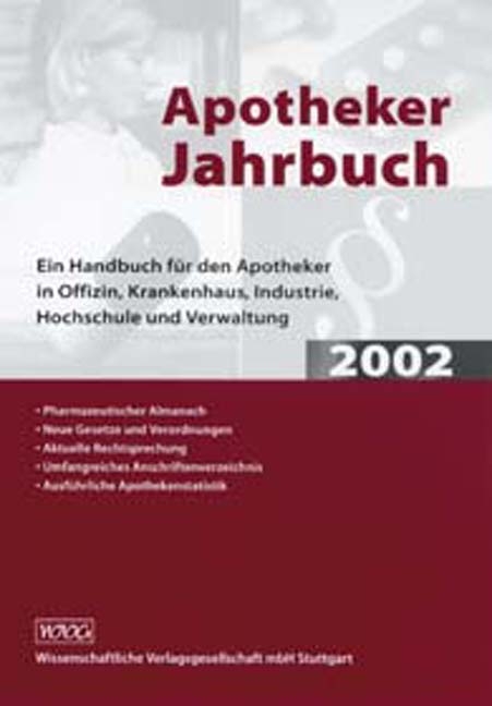 Apotheker-Jahrbuch 2002 - Peter Ditzel, Gert Schorn, Susanne Imhoff-Hasse