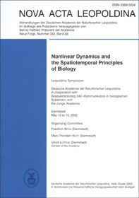 Nonlinear Dynamics and the Spatiotemporal Principles of Biology - Marc-Thorsten Hütt