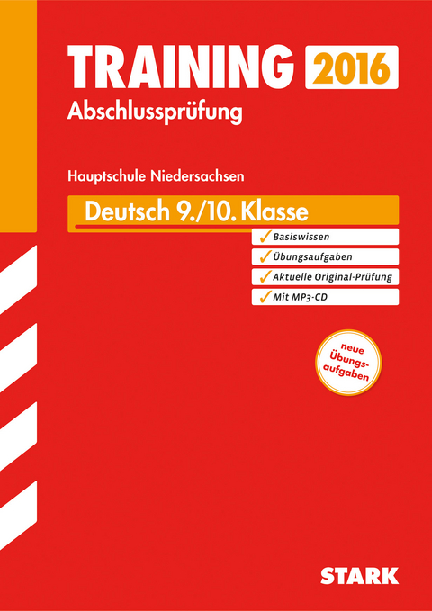 Training Abschlussprüfung Hauptschule Niedersachsen - Deutsch 9./10. Klasse, mit CD - Marion von der Kammer