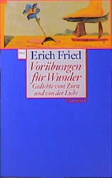 Vorübungen für Wunder - Erich Fried