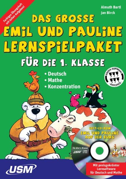 Das große Emil und Pauline Lernspielpaket für die 1. Klasse