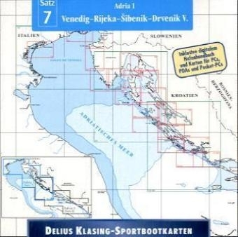 Delius Klasing Sportbootkarten CD-ROM / Adria 1