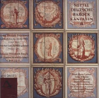 Mitteldeutsche Barockkantaten. Tl.2, 1 Audio-CD - Johann Fr. Fasch, Georg Philipp Telemann