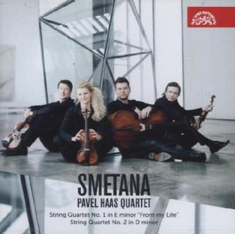 Streichquartette Nr. 1 & 2, 1 Audio-CD - Bedrich Smetana