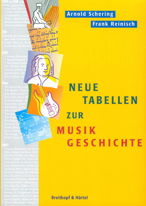 Neue Tabellen zur Musikgeschichte - Arnold Schering, Frank Reinisch