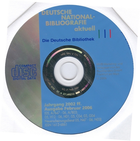 Deutsche Nationalbibliografie CD-ROM Musik (DNB-Musik)