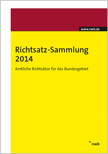 Richtsatz-Sammlung 2014