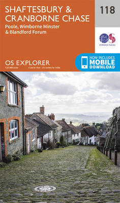 Shaftesbury, Cranbourne Chase, Poole, Wimbourne Minster and Blandford -  Ordnance Survey