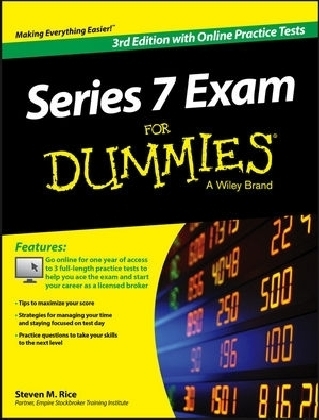 Series 7 Exam For Dummies, with Online Practice Tests - Steven M. Rice