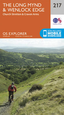 Long Mynd and Wenlock Edge -  Ordnance Survey