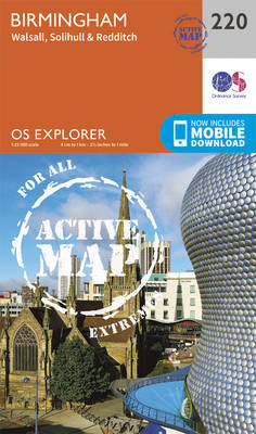 Birmingham, Walsall, Solihull and Redditch -  Ordnance Survey