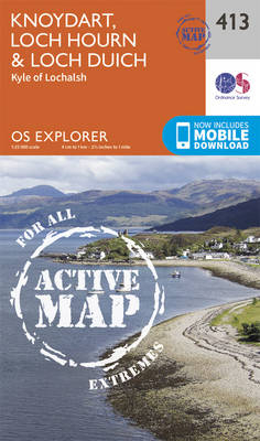 Knoydart, Loch Hourn and Loch Duich -  Ordnance Survey