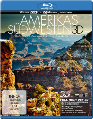 Amerikas Südwesten 3D, 1 Blu-ray