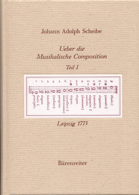 Ueber die Musikalische Composition - Johann A Scheibe