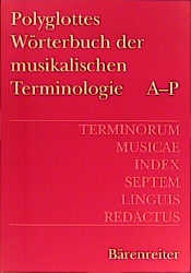 Terminorum Musicae Index Septem Linguam Redactus