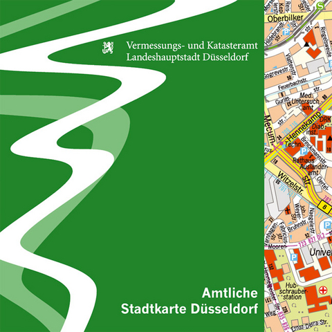 Amtliche Stadtkarte Düsseldorf