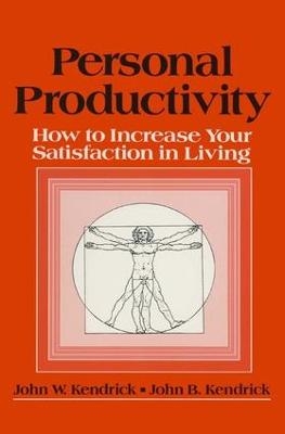 Personal Productivity - John W. Kendrick, J. B. Kendrick