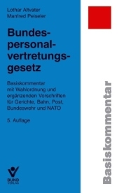 Bundespersonalvertretungsgesetz - Lothar Altvater, Manfred Peiseler