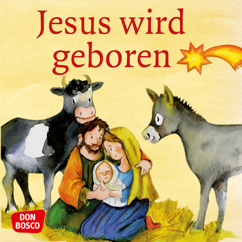 Jesus wird geboren. Mini-Bilderbuch. - Susanne Brandt, Klaus-Uwe Nommensen