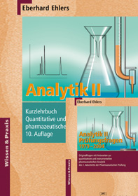 Analytik II - Kurzlehrbuch und Prüfungsfragen - Eberhard Ehlers