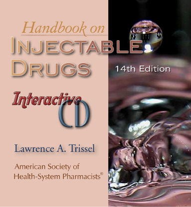 Handbook on Injectable Drugs - Lawrence A Trissel