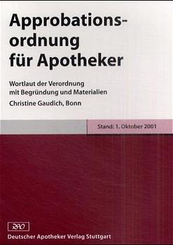 Approbationsordnung für Apotheker - 