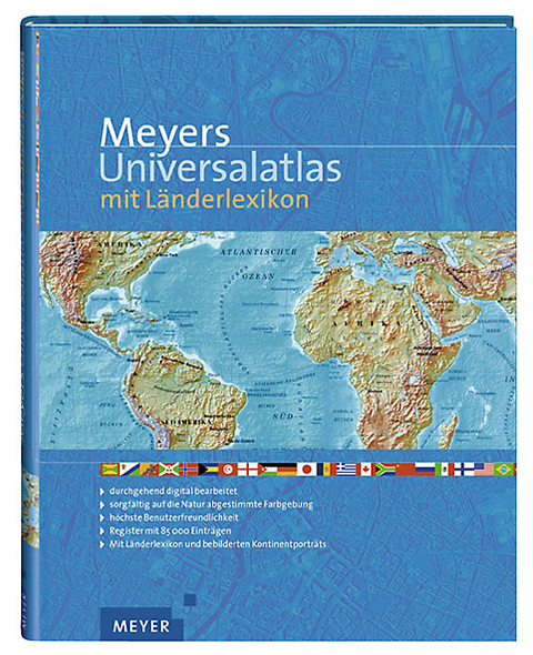 Meyers Universalatlas mit Länderlexikon