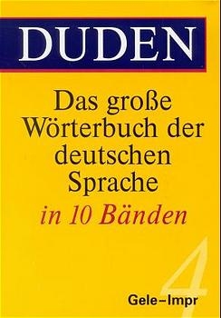 Duden - Das grosse Wörterbuch der deutschen Sprache / Duden - Das große Wörterbuch der deutschen Sprache in zehn Bänden - Band 4 - 