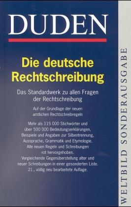 DUDEN - Die deutsche Rechtschreibung