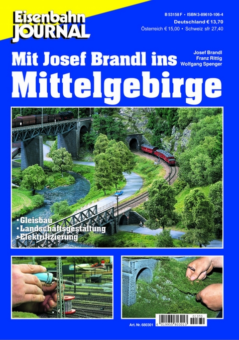 Mit Josef Brandl ins Mittelgebirge - Josef Brandl, Franz Rittig, Wolfgang Spenger