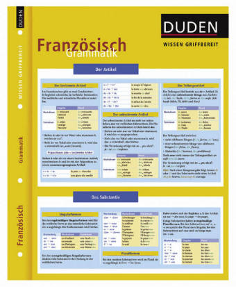 Duden - Wissen griffbereit - Französisch: Grammatik