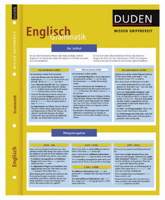 Duden - Wissen griffbereit - Englisch: Grammatik