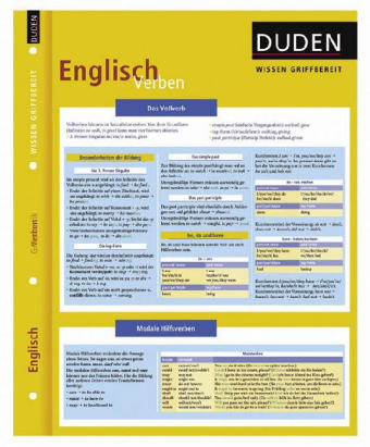 Duden - Wissen griffbereit - Englisch: Verben