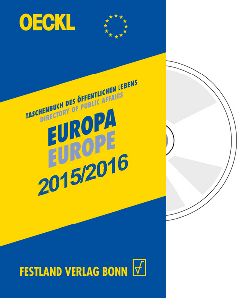 OECKL. Taschenbuch des Öffentlichen Lebens – Europa 2015/2016 –  Kombi-Ausgabe (Buch & CD-ROM), 20. Jahrgang - 