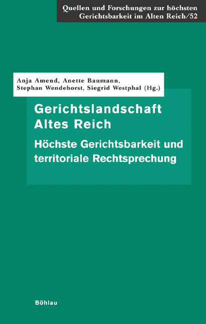 Gerichtslandschaft Altes Reich - 