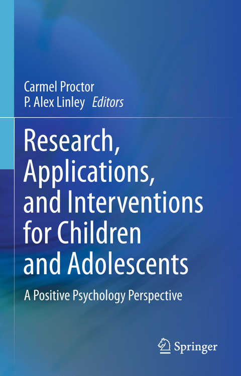 Research, Applications, and Interventions for Children and Adolescents - 