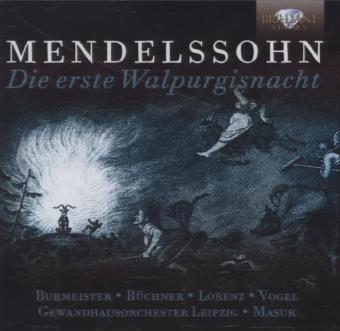 Die erste Walpurgisnacht, 1 Audio-CD - Felix Mendelssohn Bartholdy