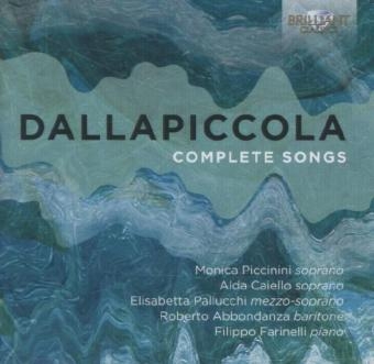 Complete Songs, 2 Audio-CDs - Luigi Dallapiccola