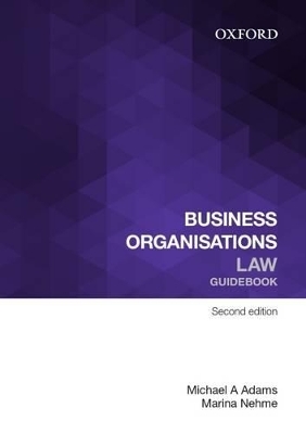 Business Organisations Law Guidebook - Michael A. Adams, Marina Nehme