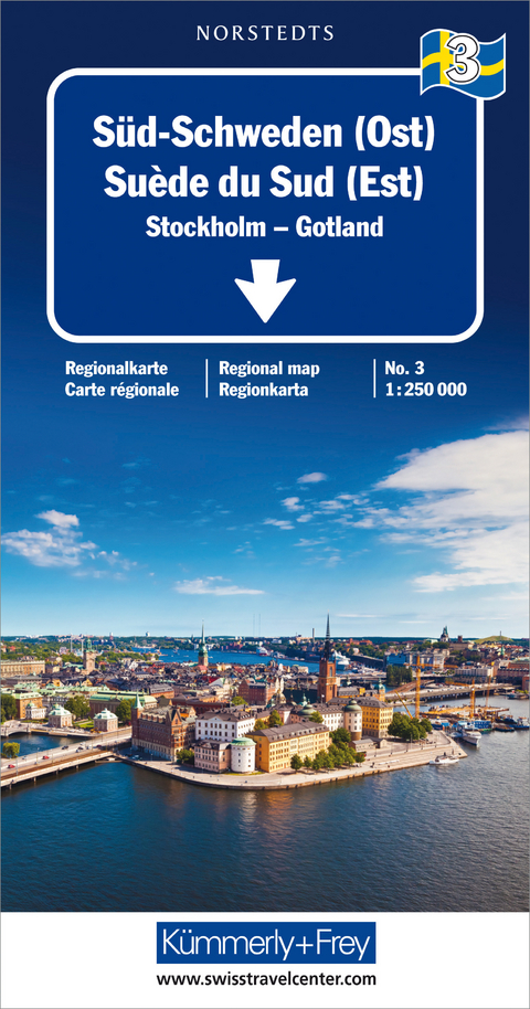 Süd-Schweden (Ost) Nr. 03 Regionalkarte Schweden 1:250 000